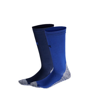 compressie hardloopsokken - blauw (set van 2)