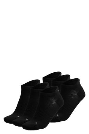 sportsokken - zwart (set van 6)