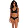 Freya niet-voorgevormde beugel bikinitop Jewel Cove met ruches zwart