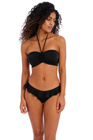 voorgevormde strapless bandeau bikinitop Jewel Cove zwart