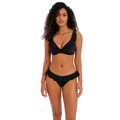 Freya brazilian bikinibroekje Jewel Cove met ruches zwart afbeelding