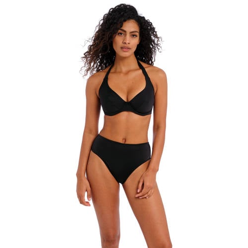 Freya niet-voorgevormde halter bikinitop Jewel Cove zwart afbeelding