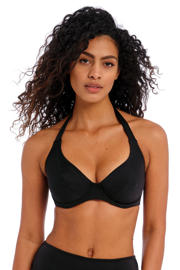 thumbnail: Freya niet-voorgevormde halter bikinitop Jewel Cove zwart