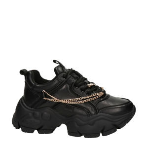 Binary Chain  chunky sneakers zwart