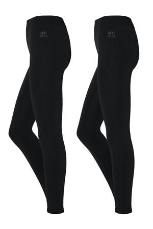 thermo legging - set van 2 zwart