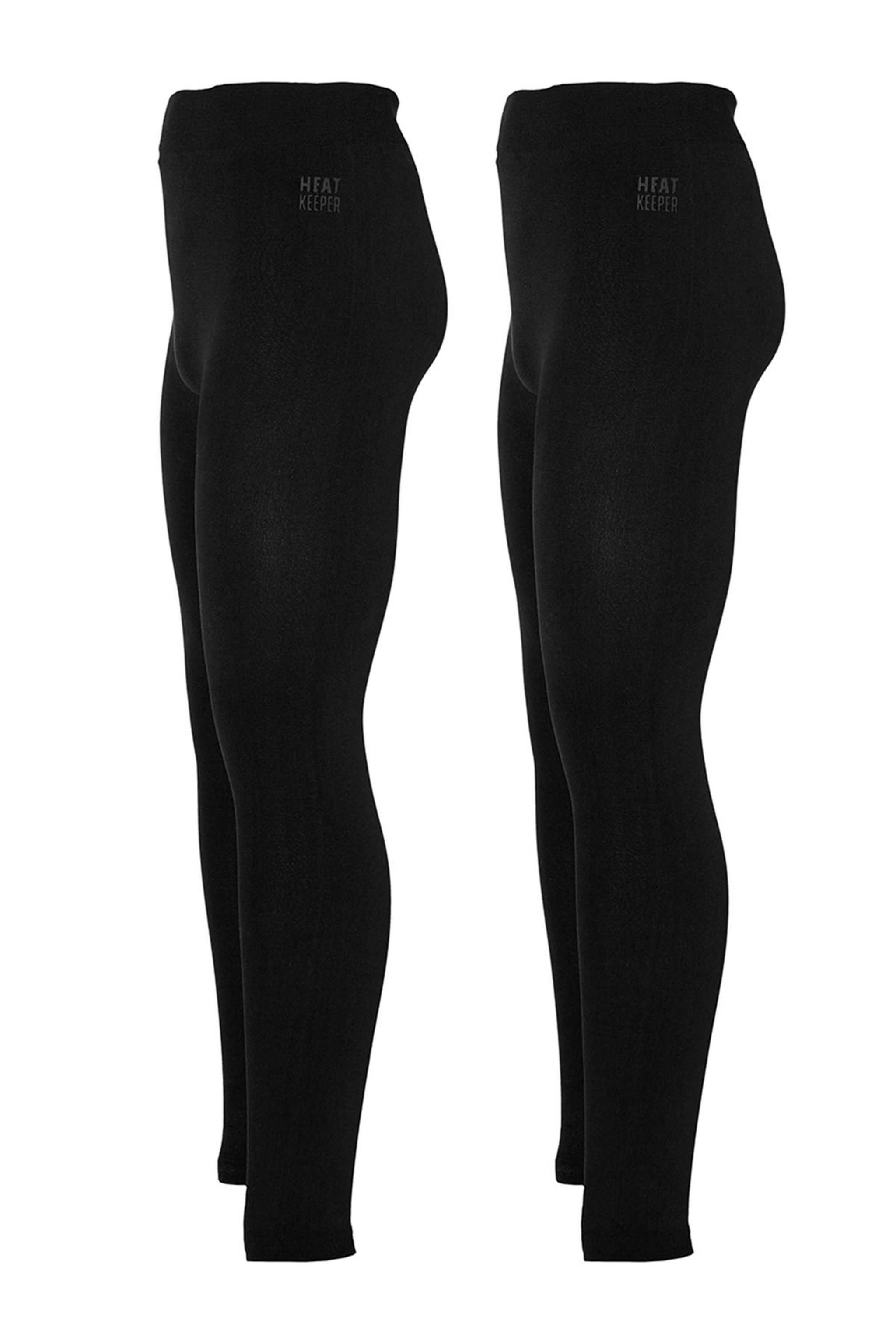 Heatkeeper thermo legging set van 2 zwart wehkamp