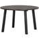 WOOOD WOOOD Janne Uitschuifbare Eettafel Rond 120Ø cm - Eiken - Dakargrau