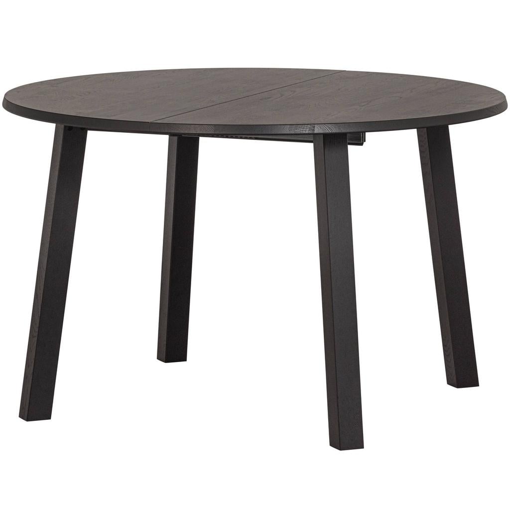 WOOOD WOOOD Janne Uitschuifbare Eettafel Rond 120Ø cm - Eiken - Dakargrau
