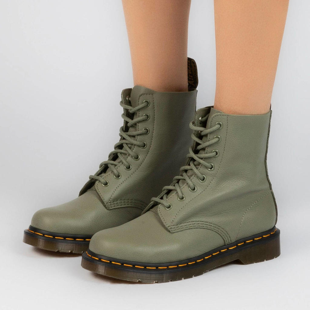 Dr. Martens 1460 Pascal Virginia Green leren veterboots groen wehkamp