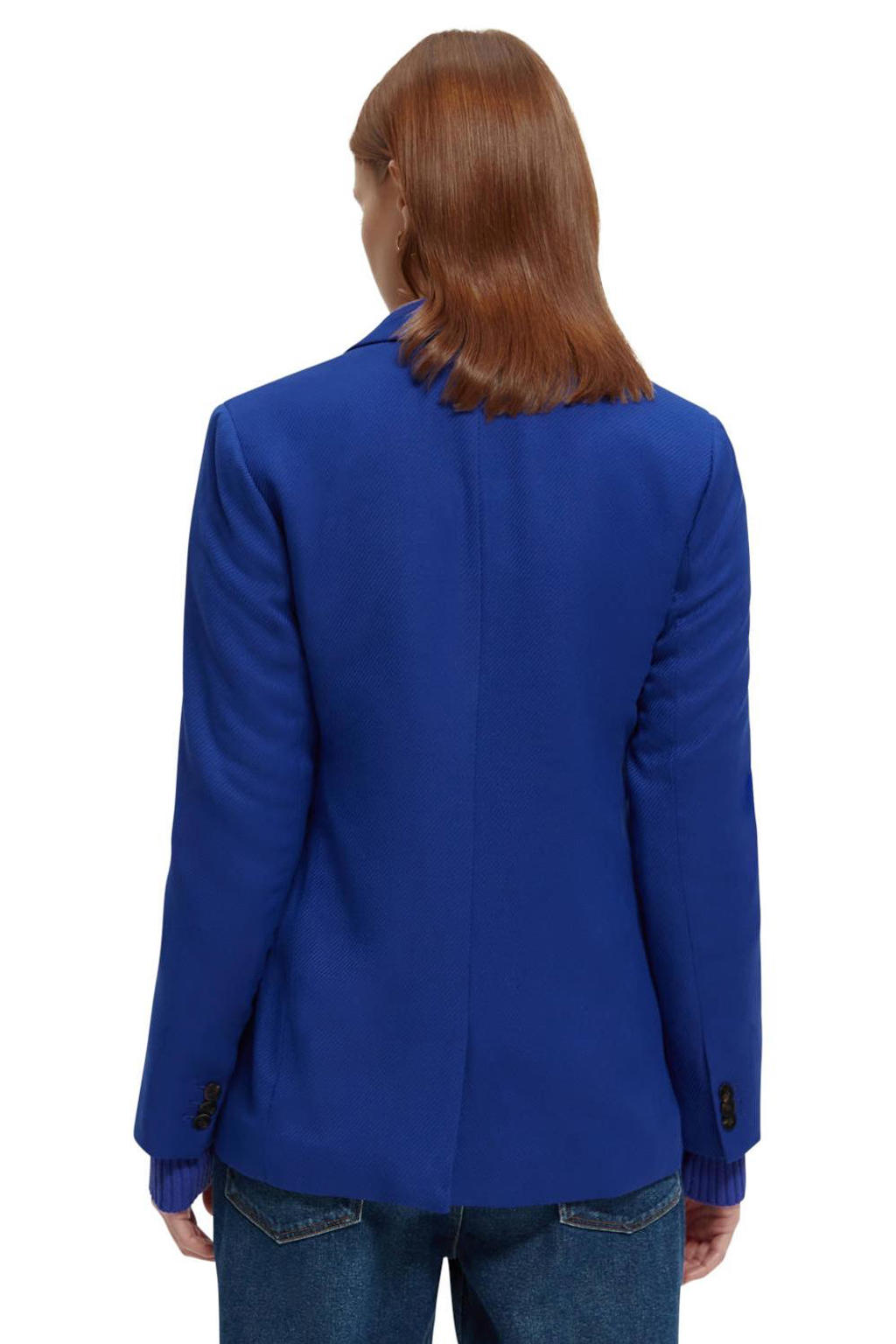 Scotch & Soda blazer Relaxed fit blazer van gerecycled polyester