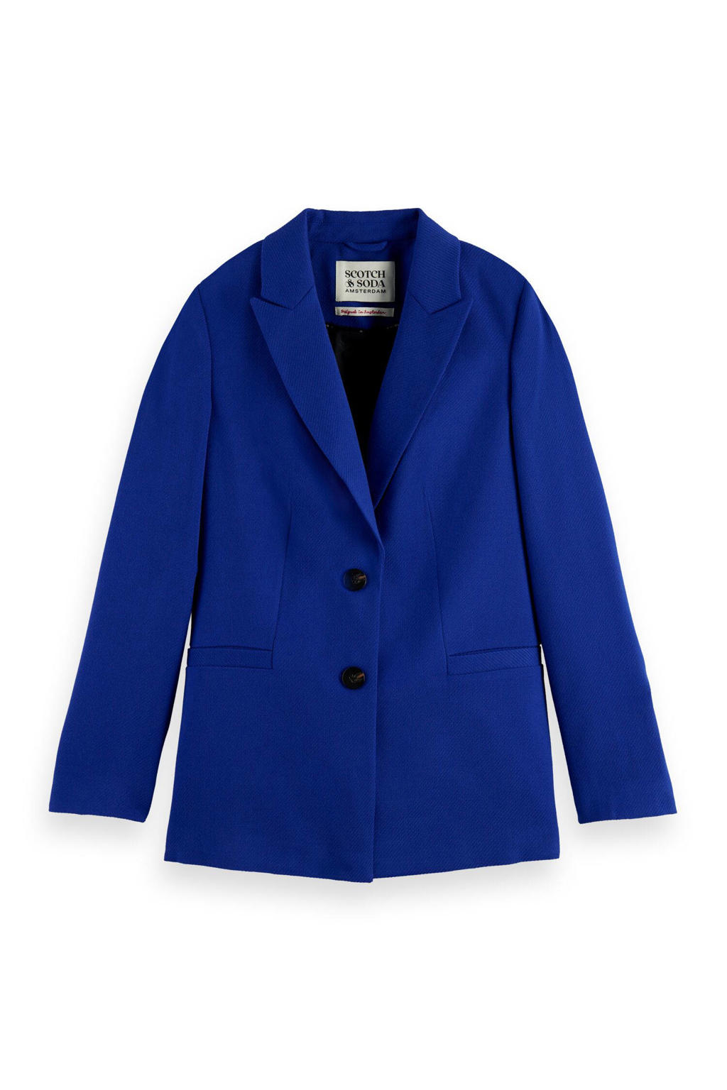 Scotch & Soda blazer Relaxed fit blazer van gerecycled polyester