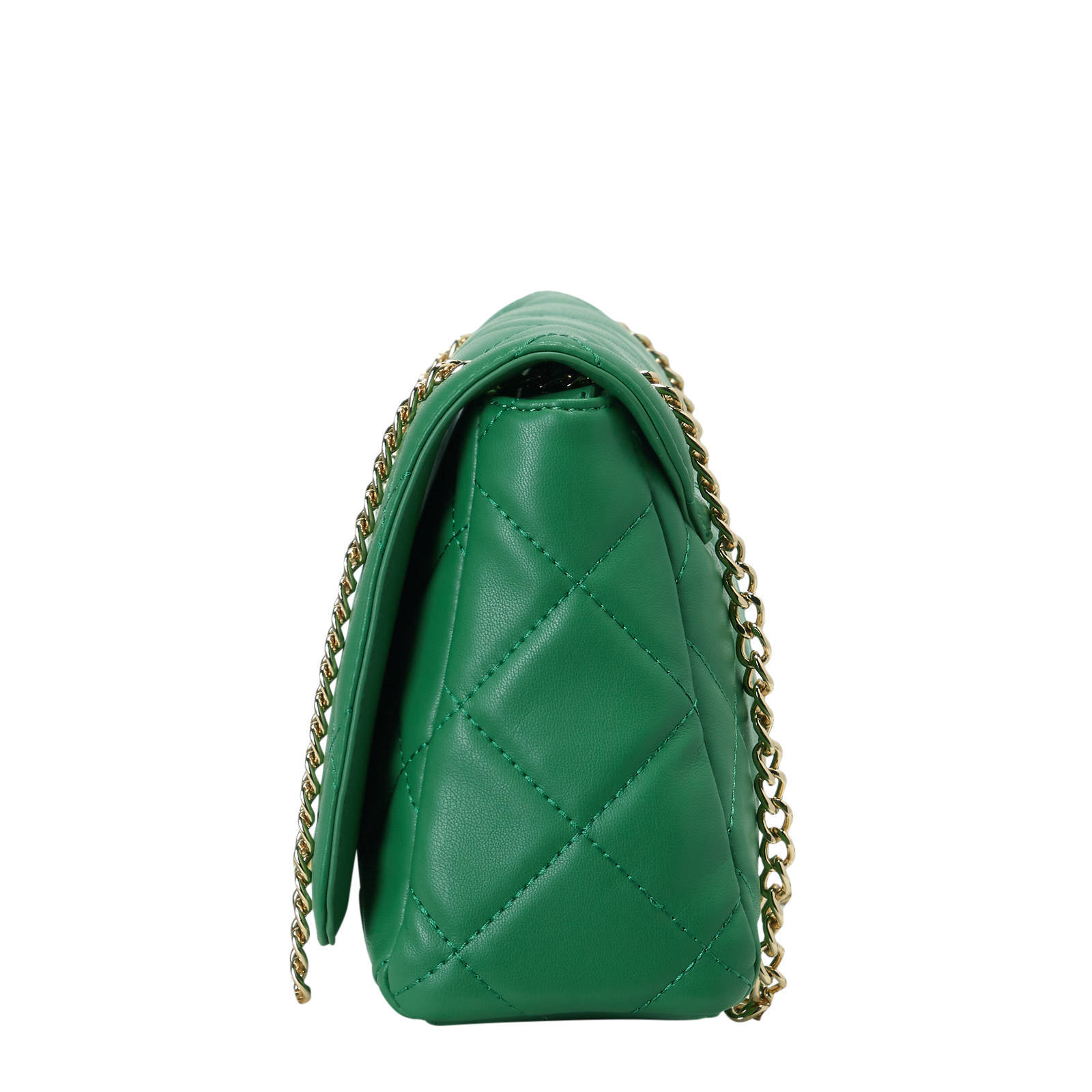 Valentino Bags doorgestikte crossbody tas Ocarina groen wehkamp