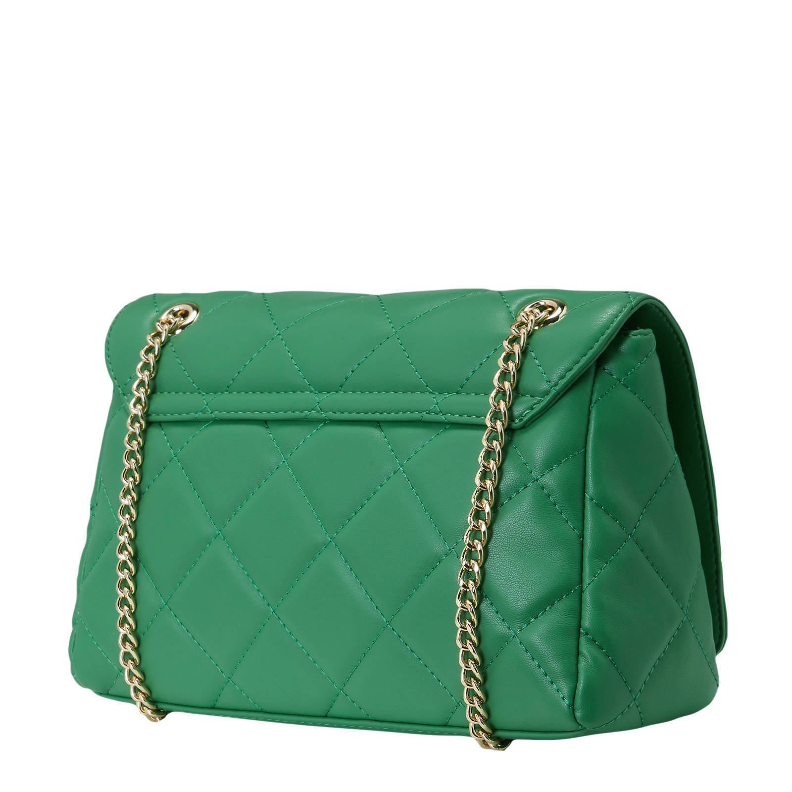 Valentino Bags doorgestikte crossbody tas Ocarina groen wehkamp