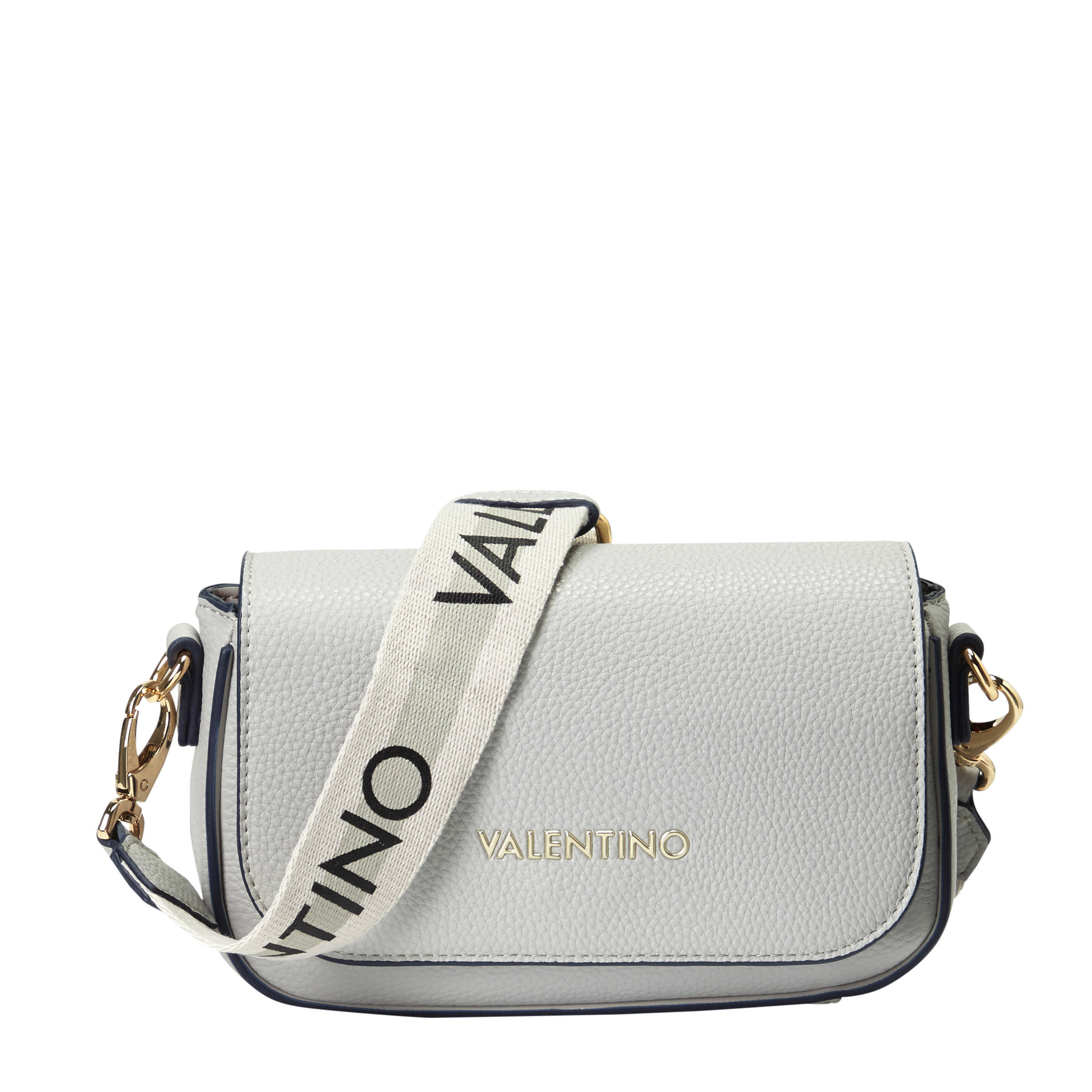 Valentino Bags crossbody tas Swim met logotaping lichtgrijs wehkamp