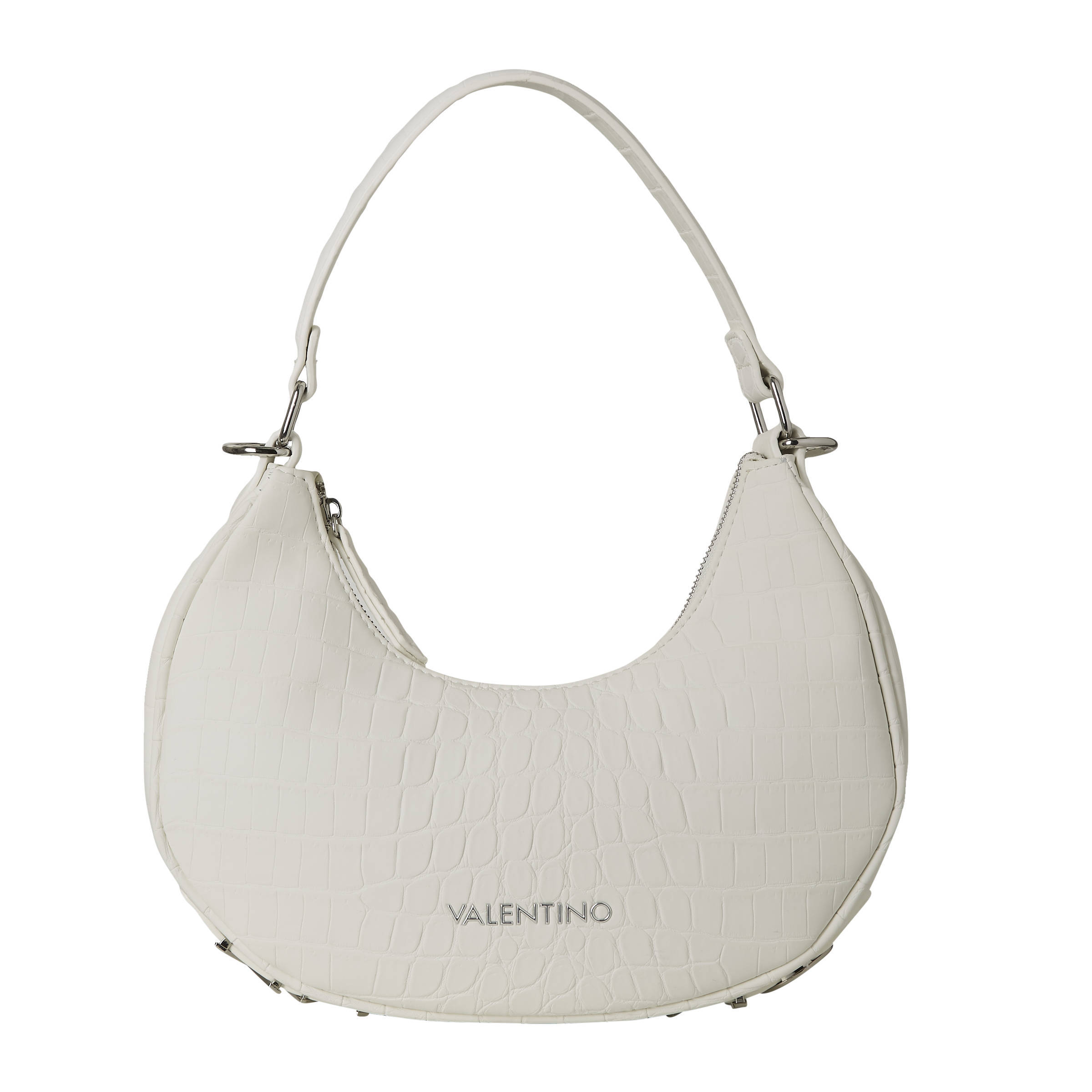 Valentino Bags schoudertas Coconut met crocoprint ecru wehkamp