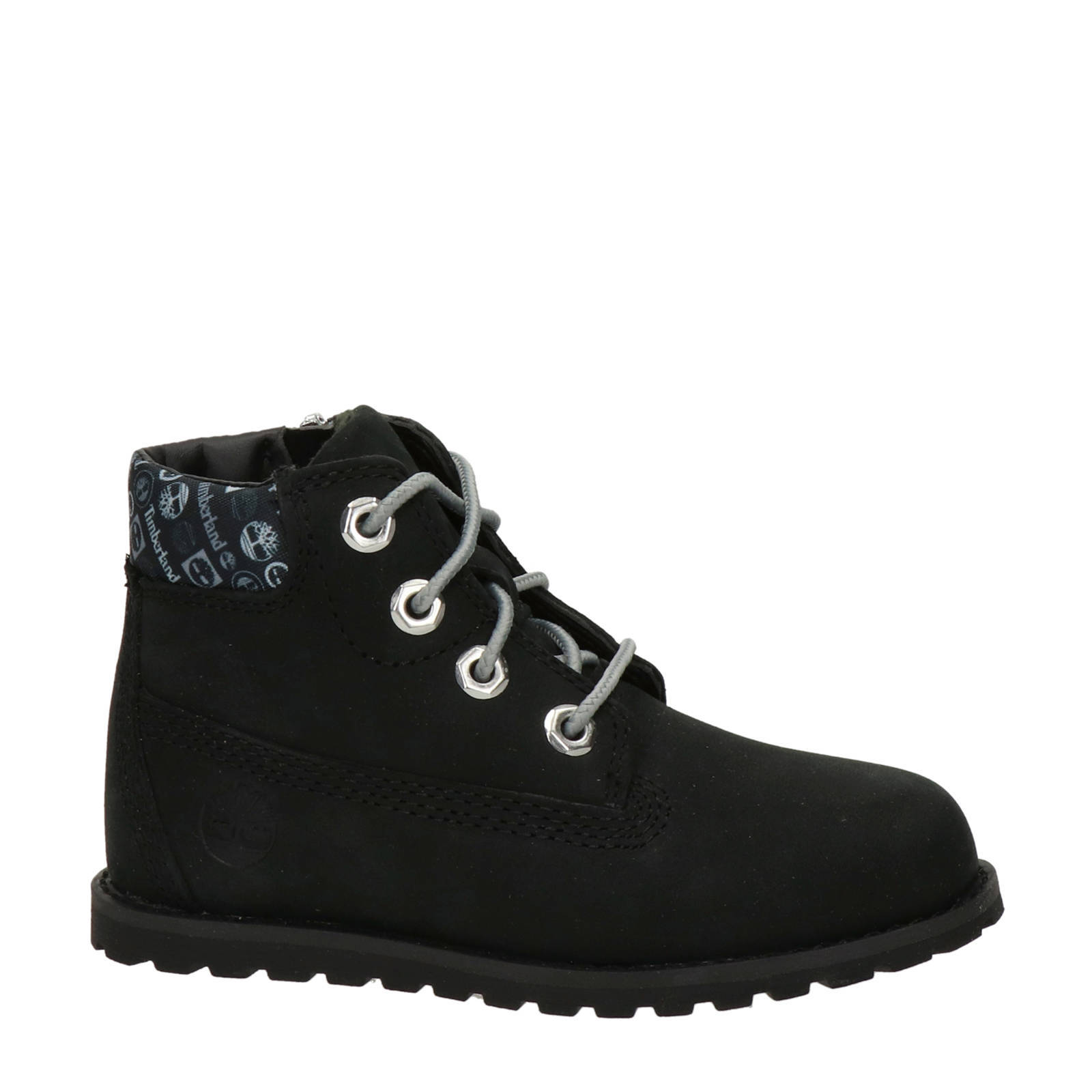 Timberland Pokey Pine nubuck veterboots zwart | wehkamp