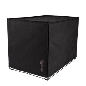 hondenbench hoes ( 94x63x66cm) CRATE Cover - Dark Grey - L