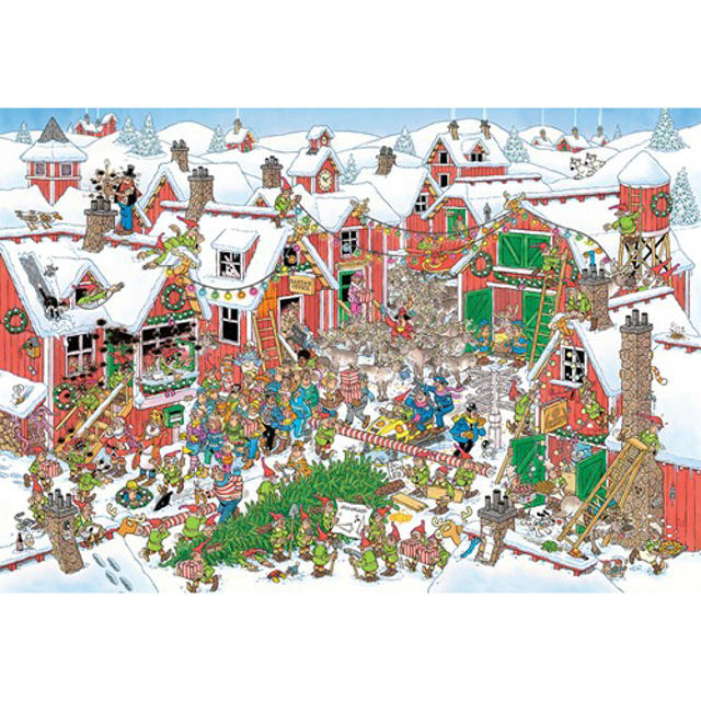Ik geloof Kruiden Sta in plaats daarvan op Jan van Haasteren Het dorp van de Kerstman legpuzzel 5000 stukjes | wehkamp