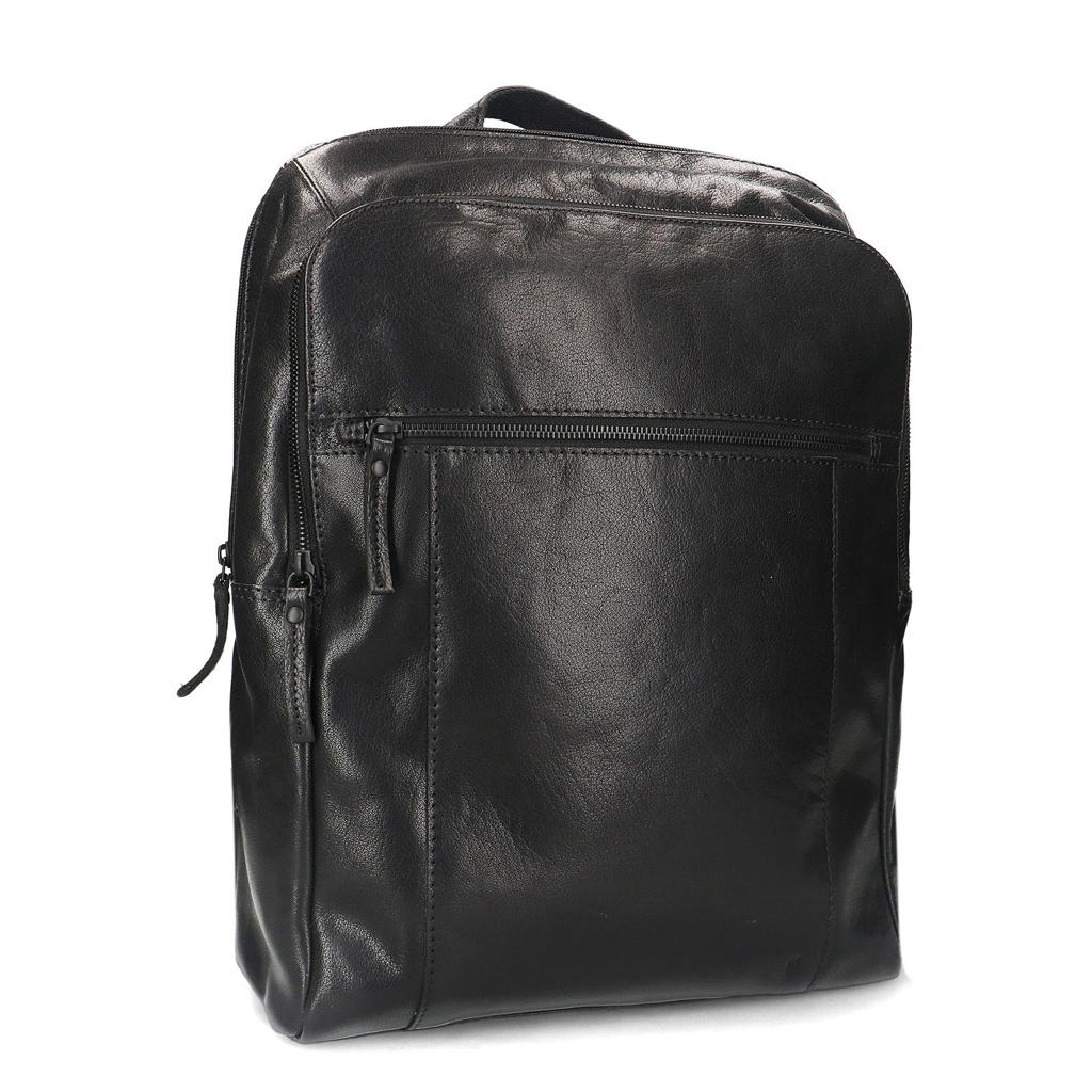 Manfield leren rugzak zwart kopen? | Morgen in huis | wehkamp
