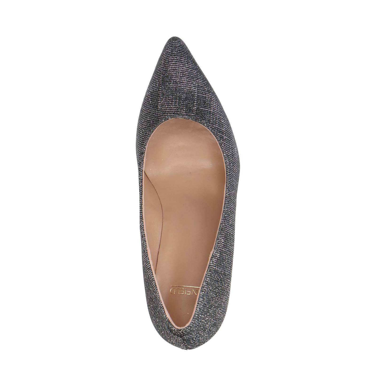 Manfield pumps met glitters zwart | wehkamp