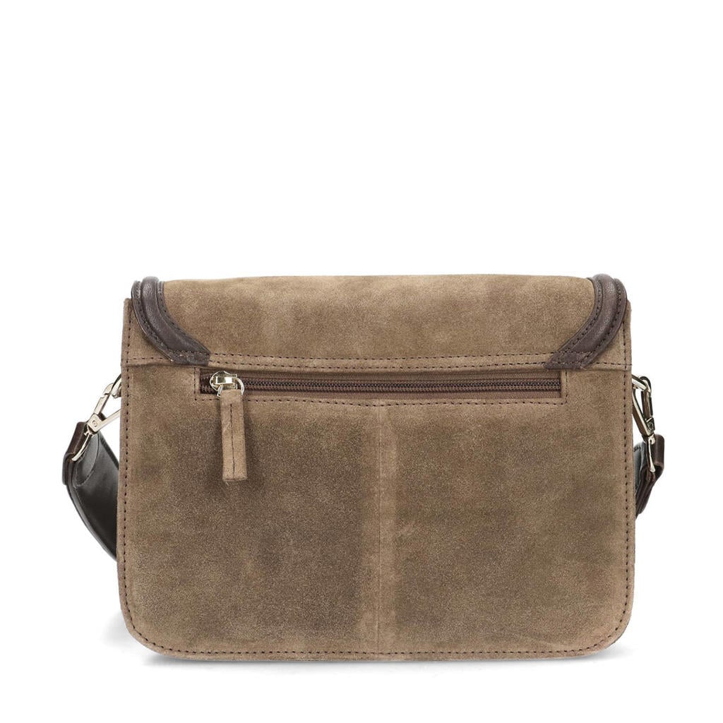 Contacts Lederen Mens iPad Mini Messenger Crossbody Tab Tas, BRON, Eén Contacts Lederen Mens iPad Mini Messenger Crossbody Tab Tas, BRON, Eén