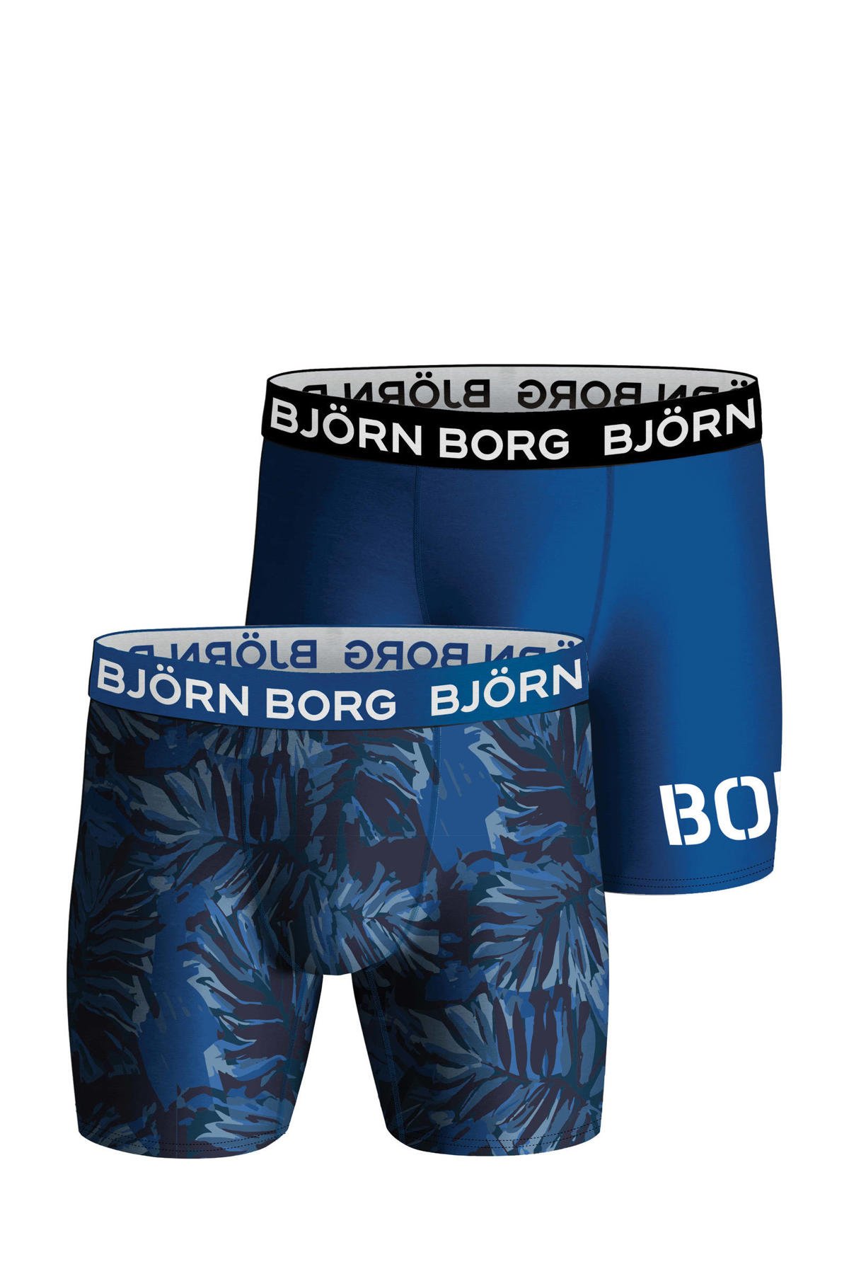 Borg microfiber boxershort (set van 2) | wehkamp