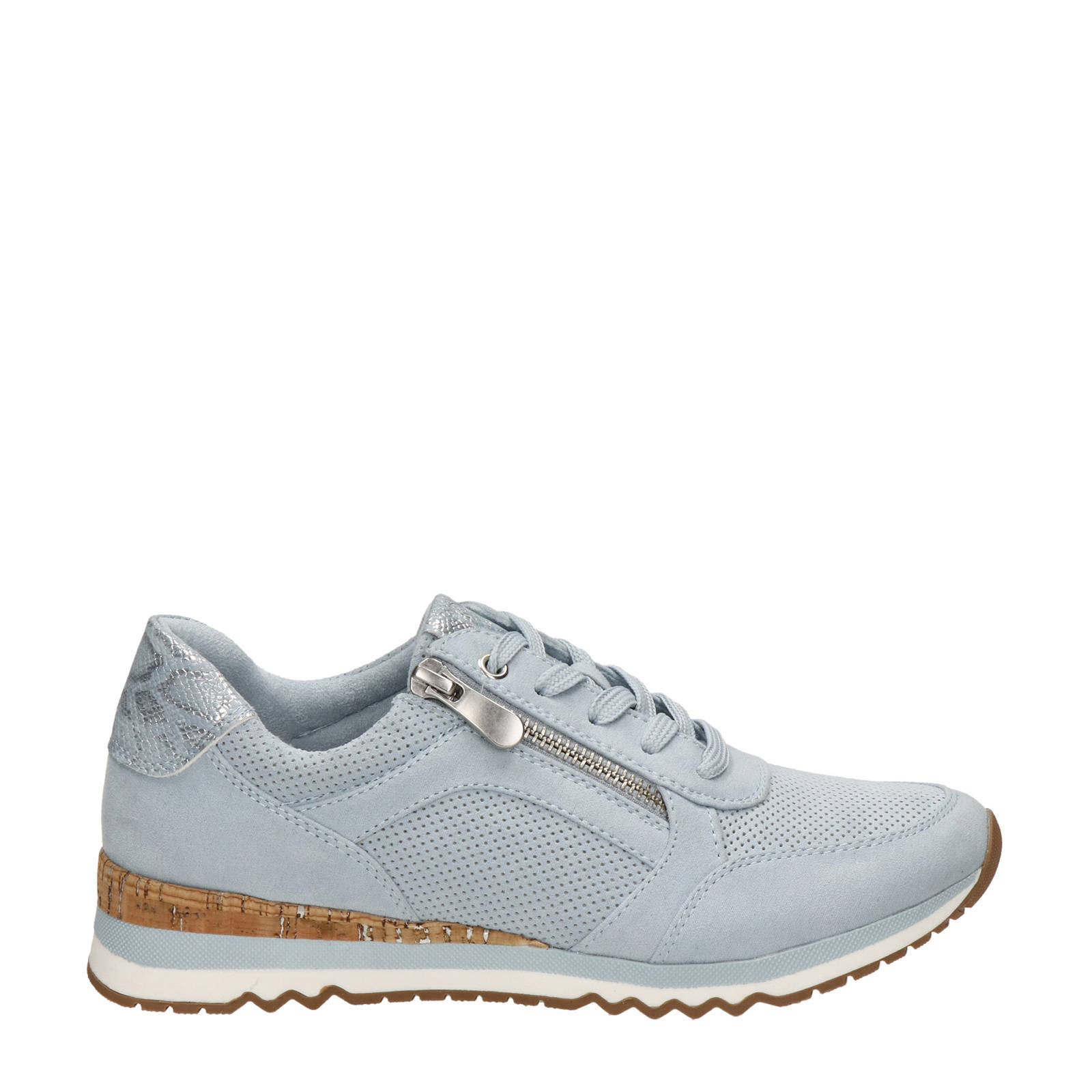 Marco Tozzi sneakers lichtblauw | wehkamp