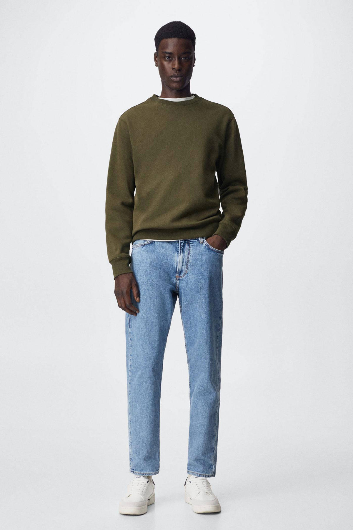 Mango Man sweater kaki kopen? | Morgen in huis | wehkamp