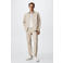 Mango Man regular fit overshirt beige
