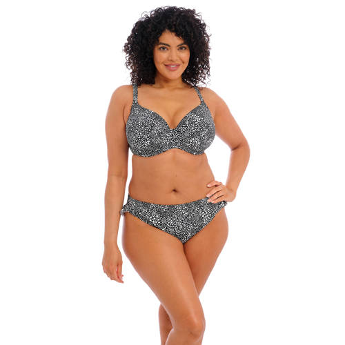 Elomi bikinibroekje Pebble Cove zwart/wit afbeelding