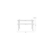 thumbnail: Zuiver River rechthoekige sidetable - oceaanblauw