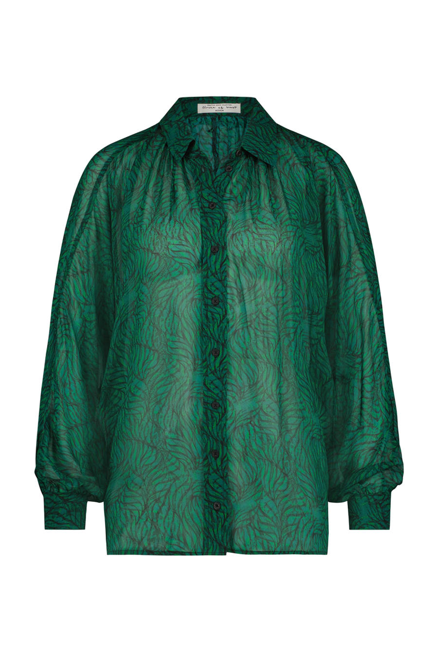 Blouses korte mouw groen BLACK ROSE main image 0