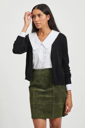 gebreid vest VIRIL zwart