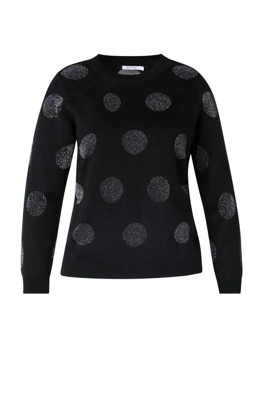 ontwerp microscoop Arbitrage Paprika trui met stippen zwart | wehkamp