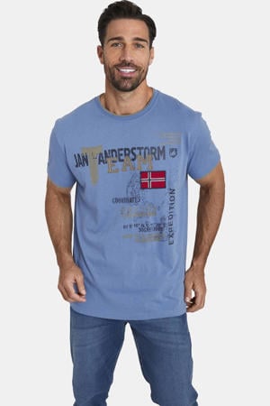 T-shirt SÖLVE Plus Size lichtblauw