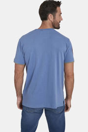 thumbnail: Jan Vanderstorm T-shirt SÖLVE Plus Size lichtblauw