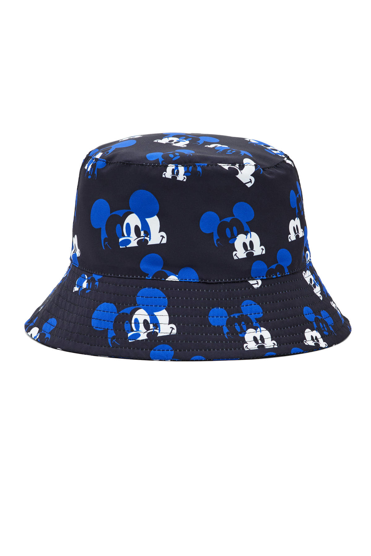 Desigual bucket hat Mickey Mouse zwart wehkamp