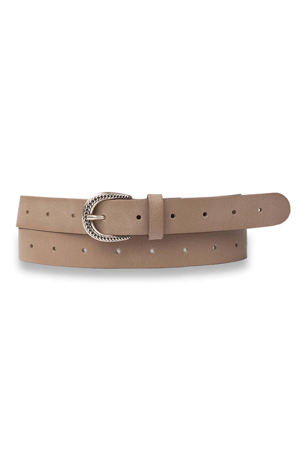 Petrol Industries leren riem taupe