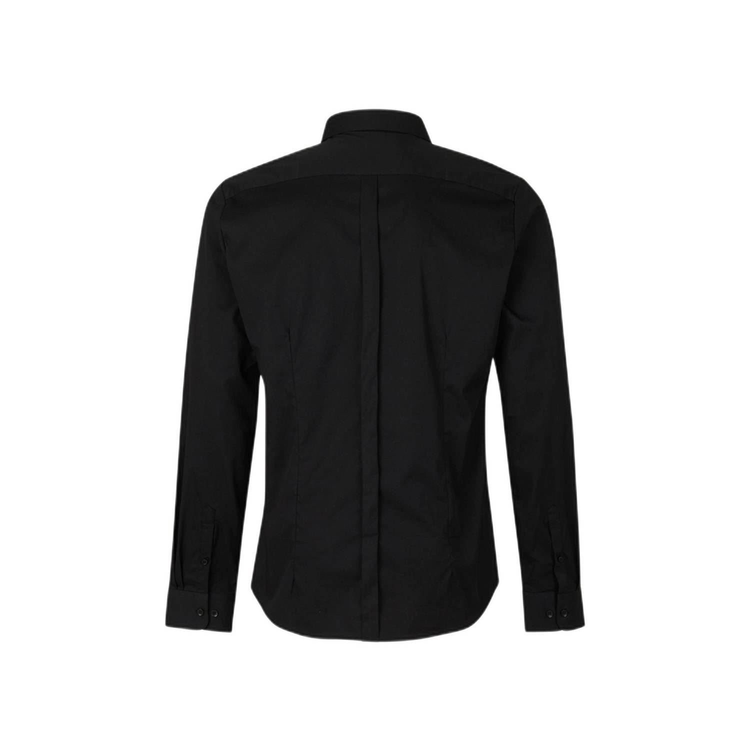 Shoeby regular fit overhemd zwart