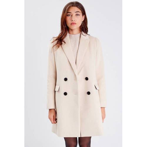 Cache Cache coat met wol beige afbeelding