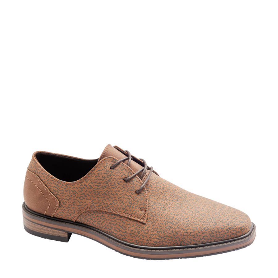 Finishing & Sewing Heren Cap Toe Lace Up Oxford Dress Schoenen, Bruin, 46 EU