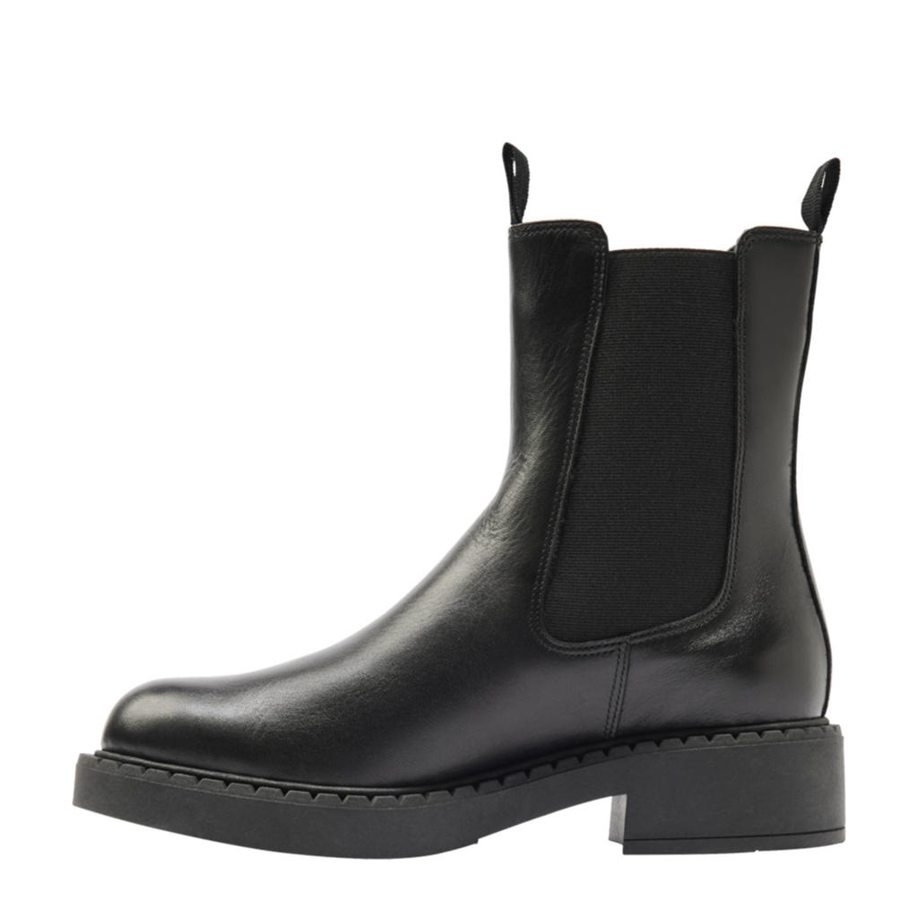 5th Avenue leren chelseaboots zwart wehkamp