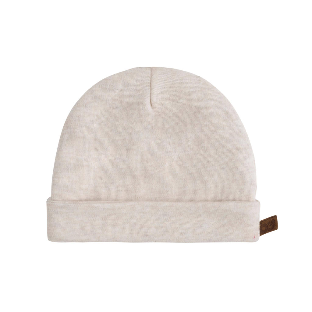 Baby's Only gebreid baby mutsje warm linen