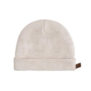 gebreid baby mutsje warm linen