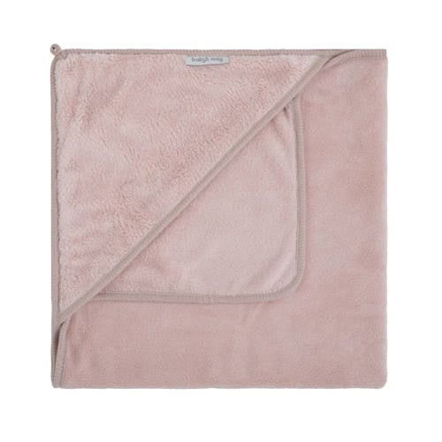 Baby's Only wikkeldeken Cozy 75x75 cm 5-puntsgordel oud roze afbeelding