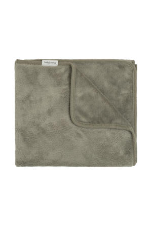 baby ledikantdeken Cozy 100x135 cm urban green