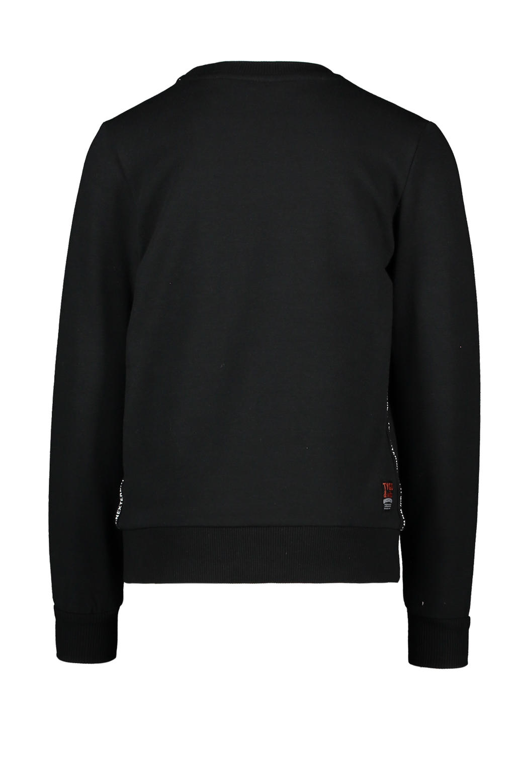 TYGO & vito sweater met printopdruk zwart