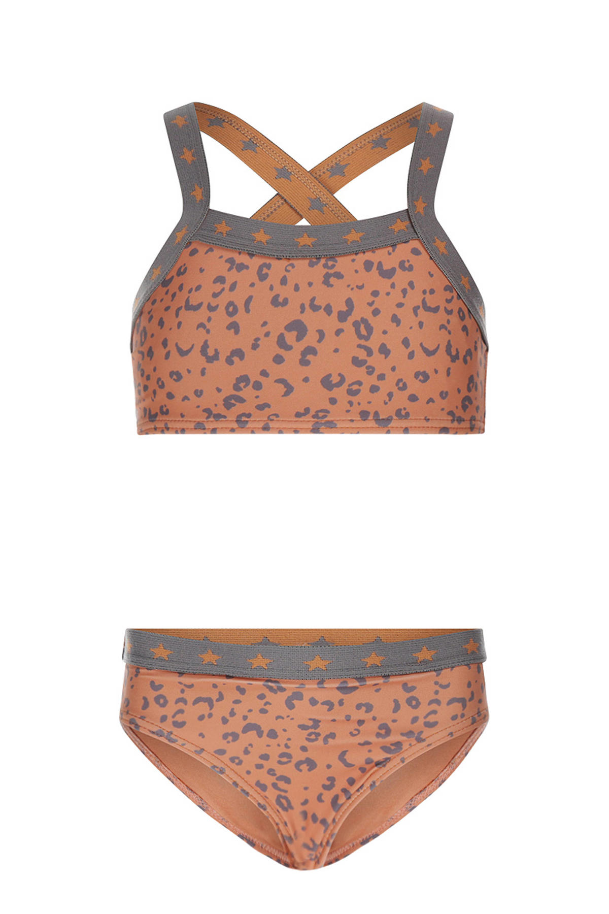Interpersoonlijk fusie Overweldigend Koko Noko crop bikini oranje/grijs | wehkamp