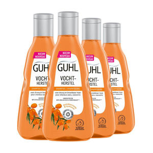 Wehkamp Guhl Vochtherstel shampoo - 4 x 250 ml - voordeelverpakking aanbieding