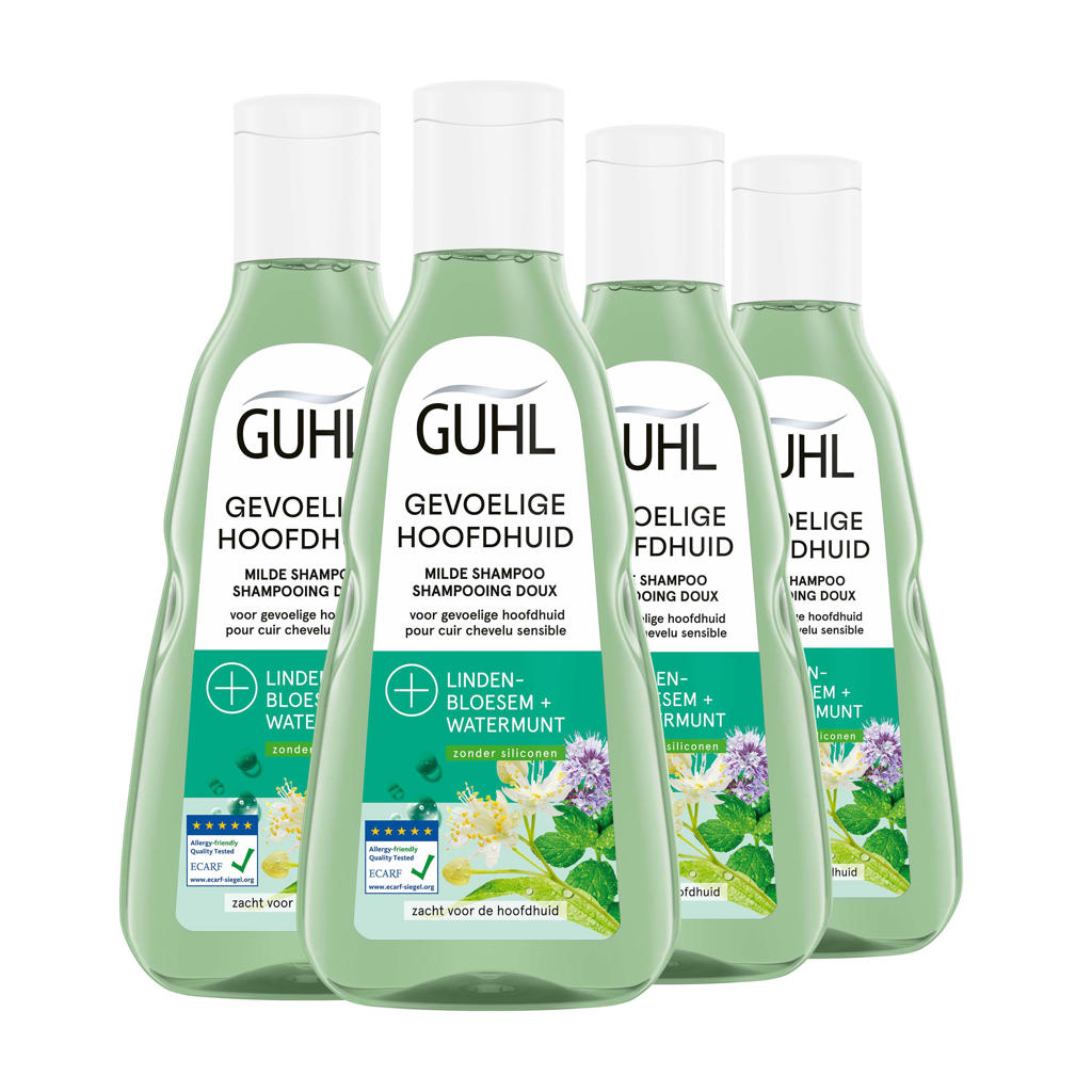 Guhl Gevoelige Hoofdhuid shampoo - 4 x 250 ml